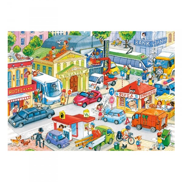 Puzzle 35 pièces : Centre-Ville - Castorland-035137