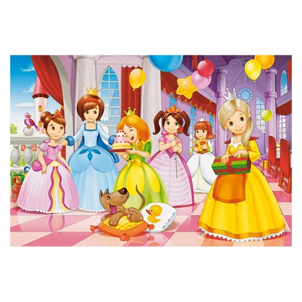 Puzzle 40 pièces : Fête de princesses - Castorland-040162-1