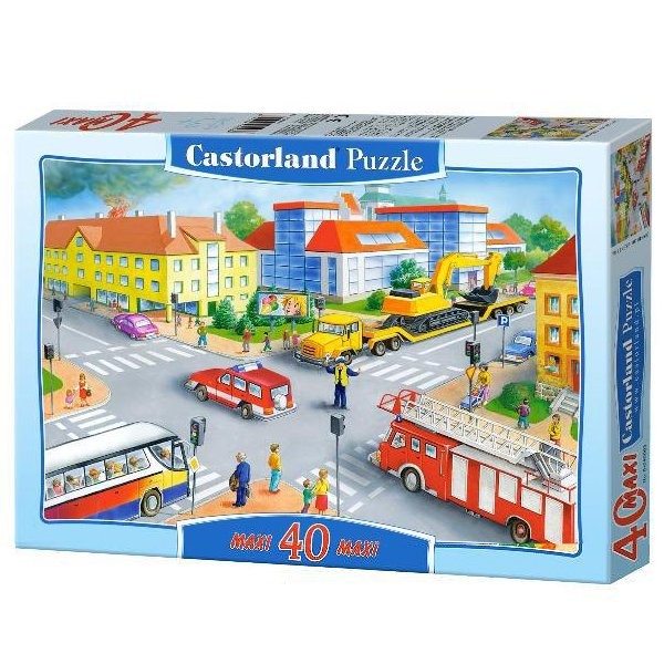 Puzzle 40 pièces maxi : Intersection - Castorland-040063
