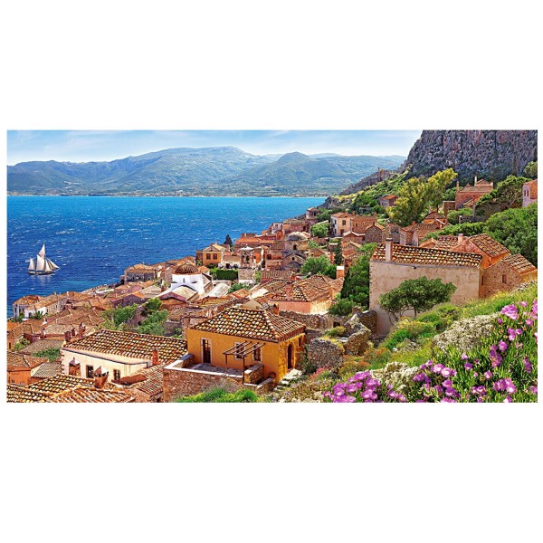Puzzle 4000 pièces : Monemvasia, Grèce - Castorland-400140-2