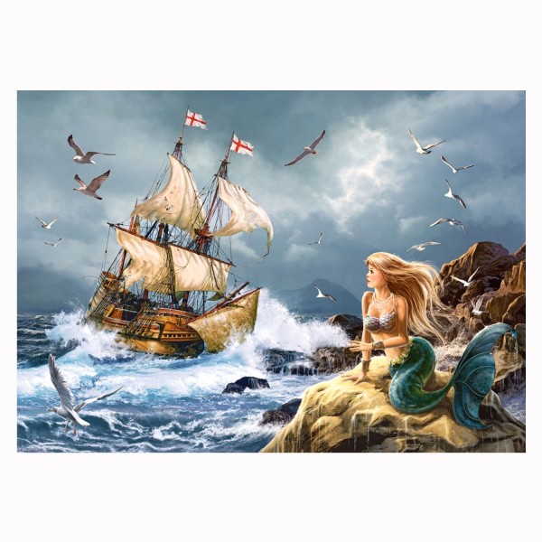 Puzzle 500 pièces : Les mystères de la mer - Castorland-51847