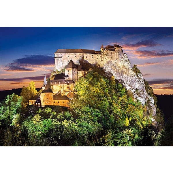 Puzzle 500 pièces - Château Orava, Slovaquie - Castorland-51489