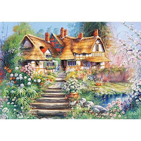 Puzzle 500 pièces - Le cottage - Castorland-51717