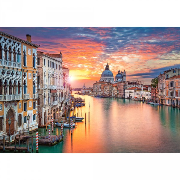 500 Teile Puzzle: Venedig in der Abenddämmerung - Castorland-52479