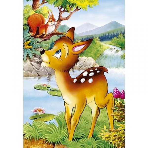 Puzzle 54 pièces - Mini puzzle : Bambi - Castorland-08521B-10