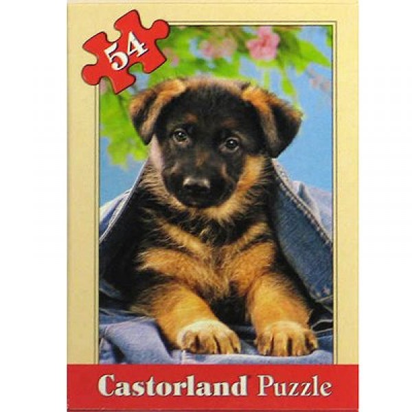 Puzzle 54 pièces - Mini puzzle : Chiot bien dans son jean - Castorland-08521Z-13