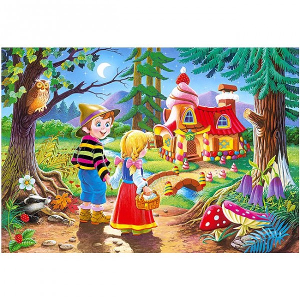 Puzzle 60 pièces : Hansel et Gretel - Castorland-06526