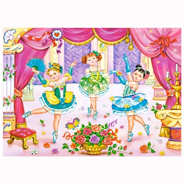 Puzzle 60 pièces : Petites ballerines - Castorland-06687