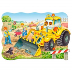 Bulldozer in action - Puzzle 20 Pieces maxi - Castorland