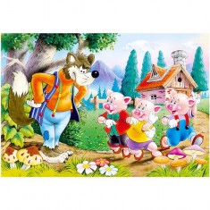 Three Little Pigs - Puzzle 60 Pieces - Castorland
