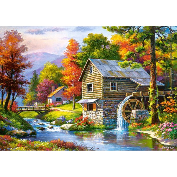 500 Teile Puzzle: Alte Mühle - Castorland-52691