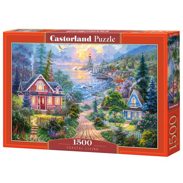 Puzzle 1500 pièces : La vie cotière - Castorland-C-151929-2