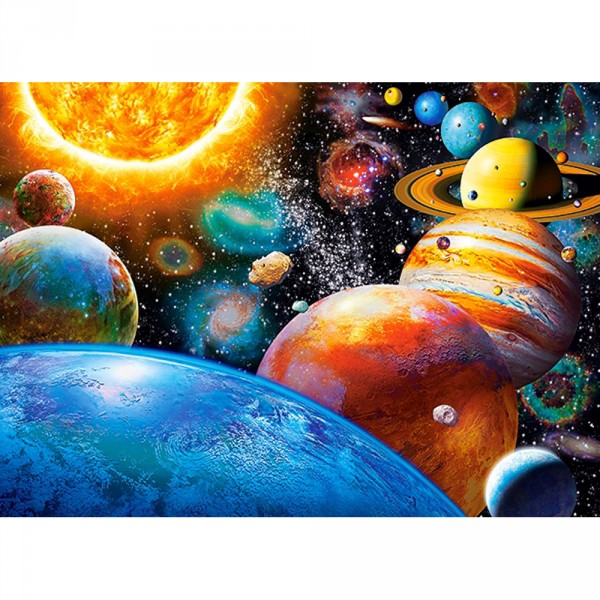 300 Teile Puzzle: Sonnensystem - Castorland-030262