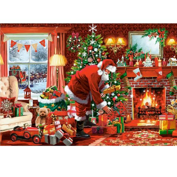 Puzzle 300 pièces : La livraison spéciale du Père Noël - Castorland-B-030538