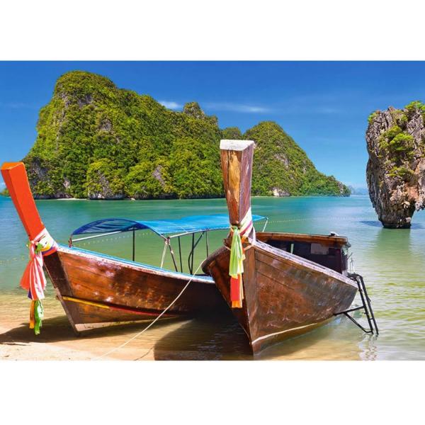 500 Teile Puzzle: Khao Phing Kan, Thailand - Castorland-B-53551