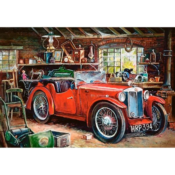 Puzzle 1000 pièces : Garage Vintage - Castorland-C-104574-2