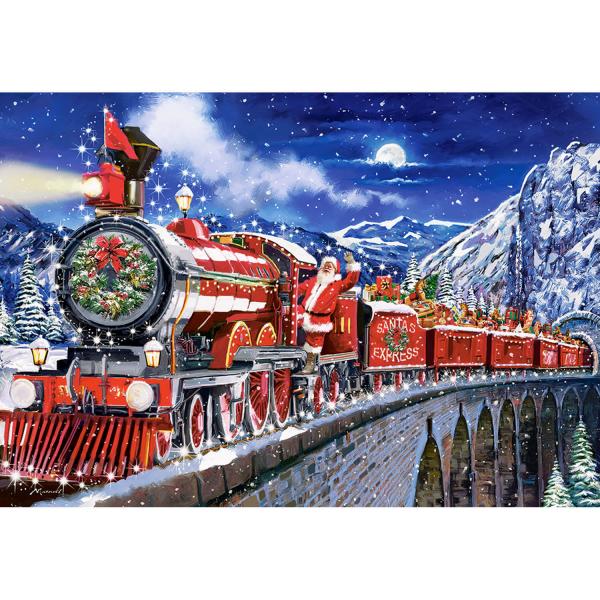 1000 piece puzzle : Santa s Coming to Town - Castorland-C-104833-2