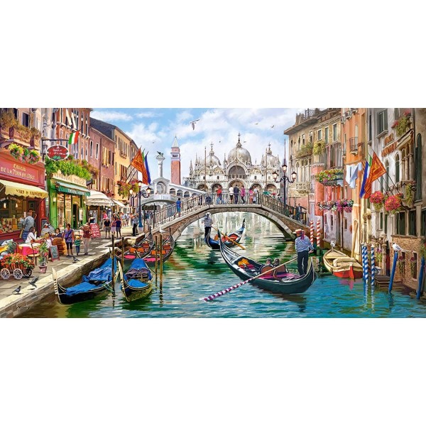 4000 Teile Puzzle: Der Charme von Venedig - Castorland-C-400287-2