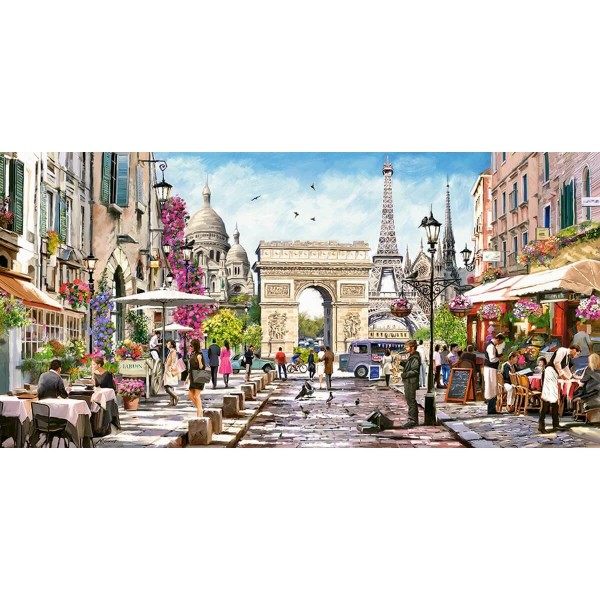 Puzzle 4000 pièces : Le charme de Paris - Castorland-C-400294-2