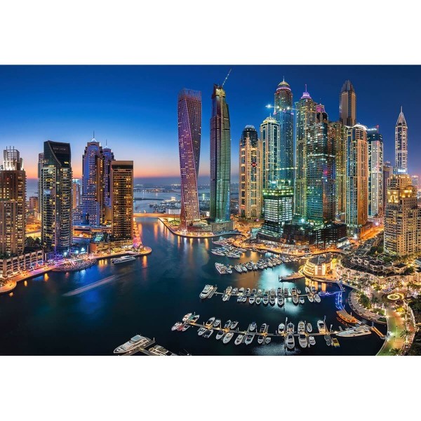Puzzle 1500 pièces : Les grattes-ciel de Dubaï - Castorland-C-151813-2