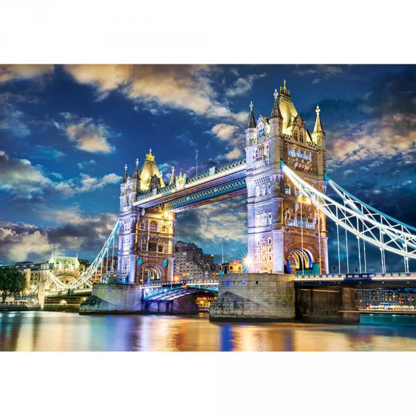 Puzzle 1500 pièces : Tower Bridge, Londres, Angleterre - Castorland-C-151967-2