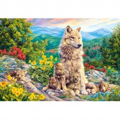 New Generation - mountain wolves - Puzzle 1000 Pieces - Castorland