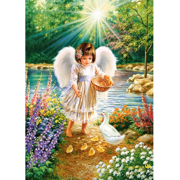 An Angel's Warmth, Puzzle 500 pieces  - Castorland-B-52844
