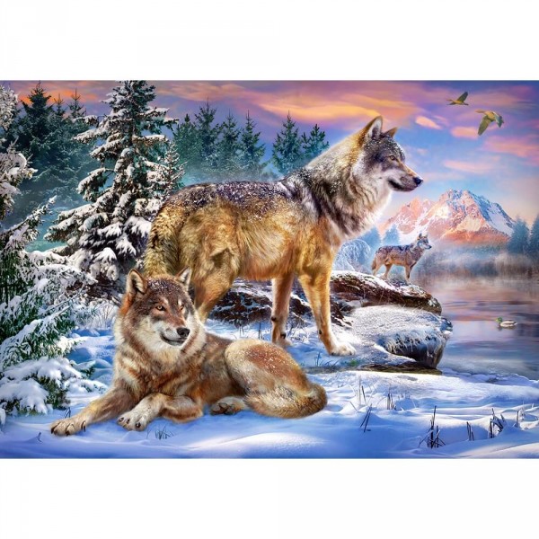 Puzzle 500 pièces : Wolfish Wonderland - Castorland-B-53049