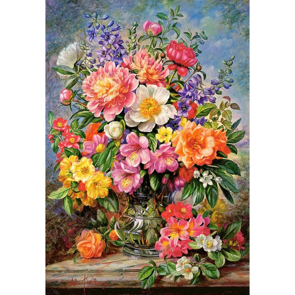 June Flowers in Radiance,Puzzle 1000 pieces  - Castorland-103904-2