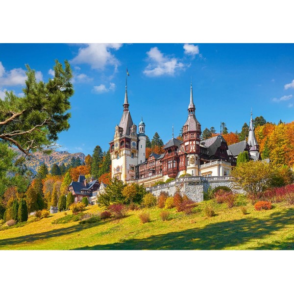 500 Teile Puzzle: Schloss Peles, Rumänien - Castorland-B-53292