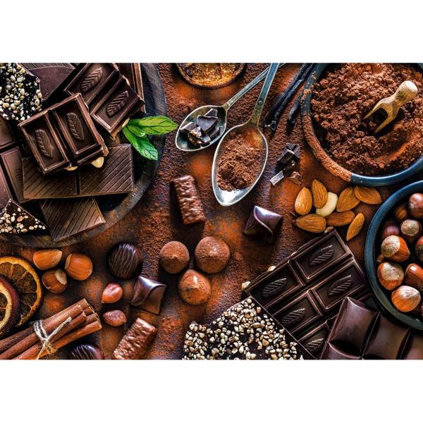 Puzzle 500 pièces : Friandises au chocolat - Castorland-B-53902