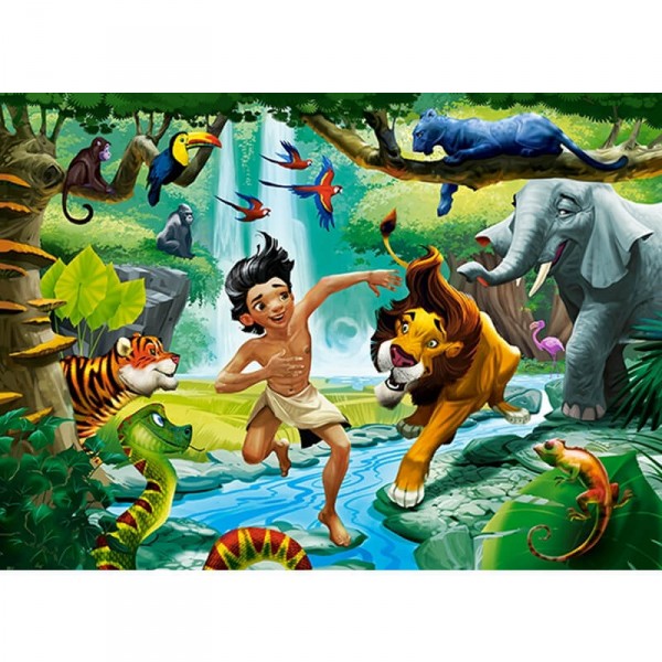 Puzzle 120 pièces : Le livre de la jungle - Castorland-B-13487-1