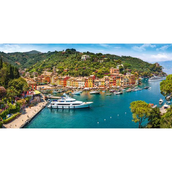 4000 Teile Puzzle: Blick auf Portofino - Castorland-400201-2