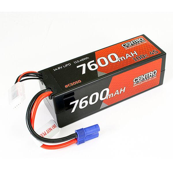 Centro 4S 7600Mah 14.8V 100C Hardcase Lipo Battery Ec5 - C5050EC5