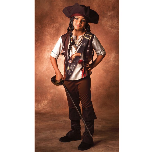 Déguisement Pirate : Costume Illusion : 6/7 ans - Cesar-B570-004
