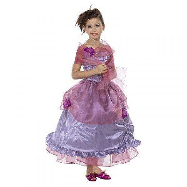 Déguisement Princesse violette (avec étole) : 8/10 ans - Cesar-Q014-002
