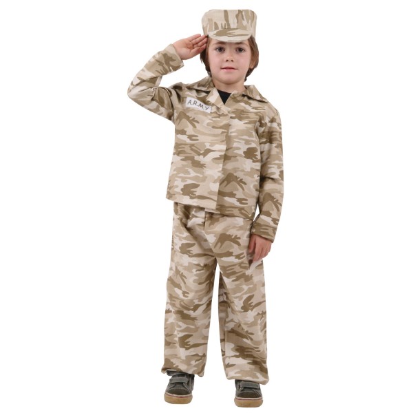 Déguisement Soldat du Désert : 5/7 ans - Cesar-A018-001
