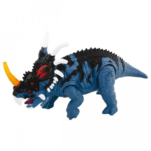 Figurine Dino Valley sonore : Styracosaure bleu - ChapMei-520011-3