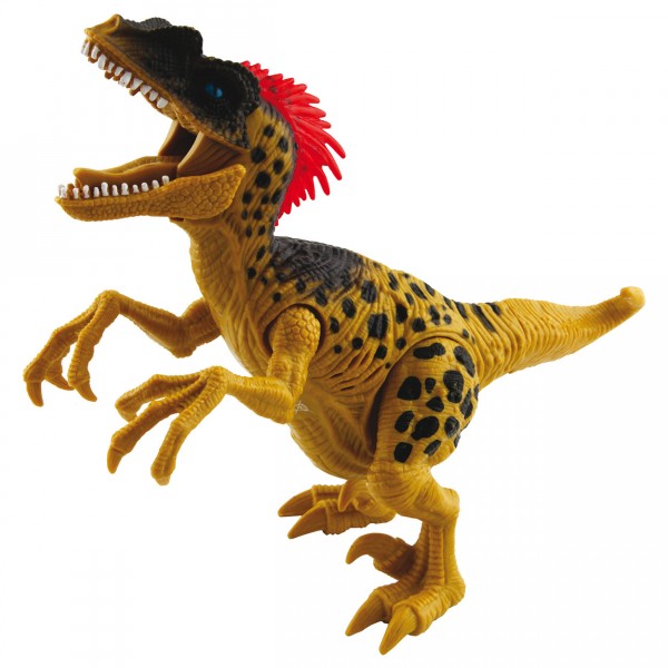 Figurine Dino Valley sonore : Velociraptor beige - ChapMei-520011-1
