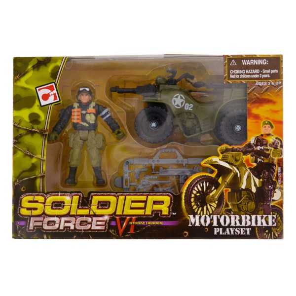 Figurine Soldier Force avec véhicule : Quad - ChapMei-393100-3