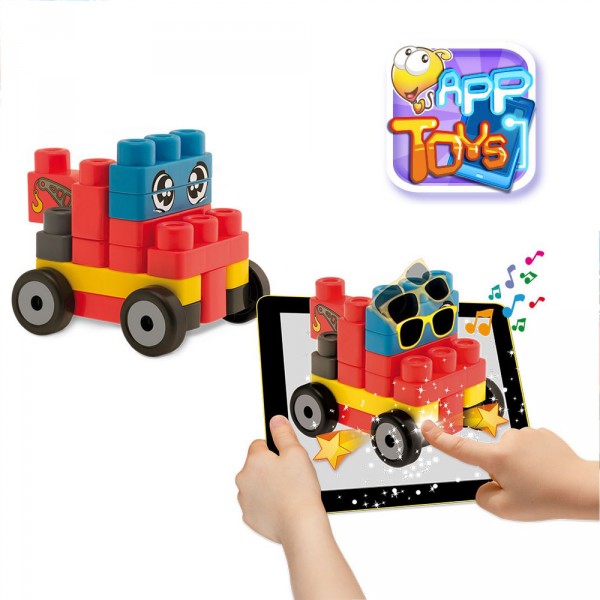 Blocs de construction App Toys : 20 pièces : Véhicules - Chicco-00002307000000