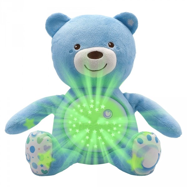 Ourson Projecteur Baby Bear : Bleu - Chicco-00008015200000
