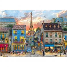 Puzzle 1000 pièces : Rues de Paris