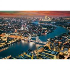 Puzzle 2000 pièces : Vue aérienne de Londres
