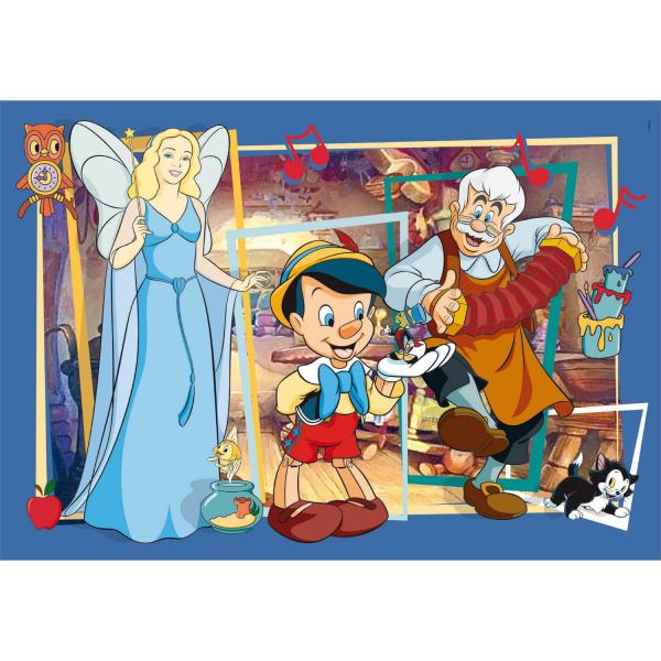 Puzzle 104 pièces : Pinocchio - Clementoni-25756