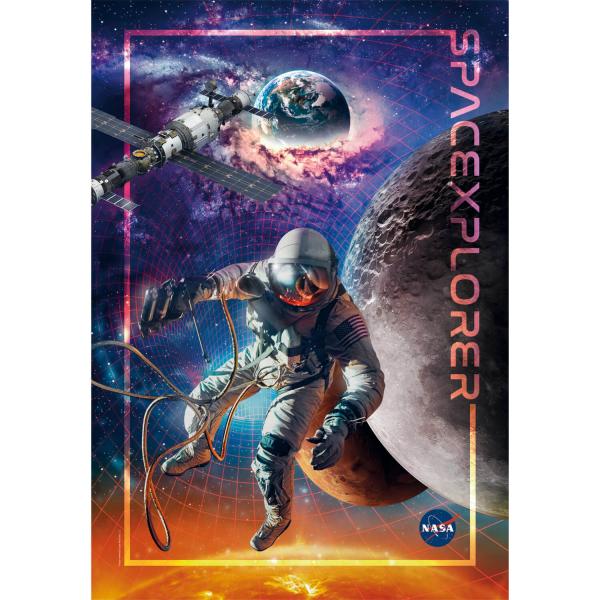 Puzzle 1000 pièces Nasa : Explorateur de l'espace - Clementoni-39717
