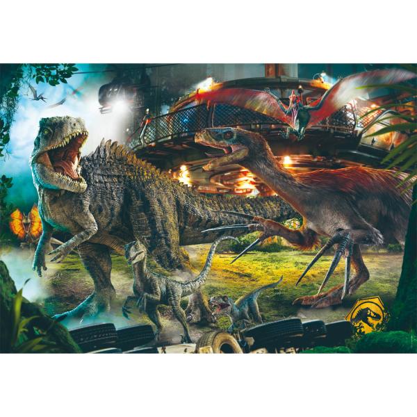 Puzzle 1000 pièces : Jurassic World - Clementoni-39856
