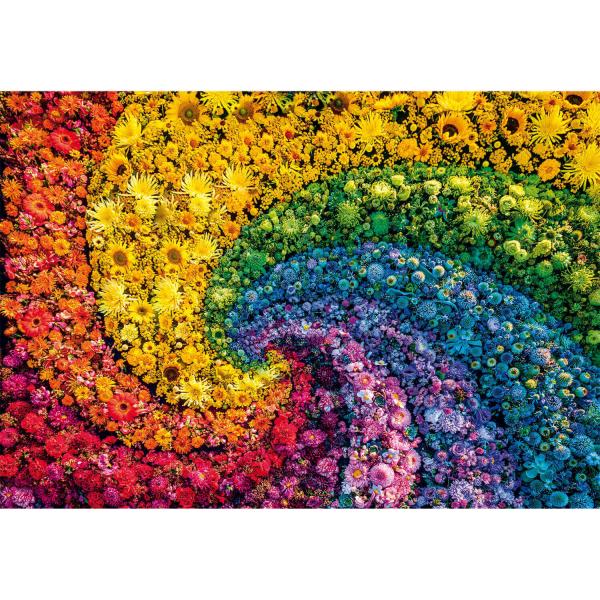 Puzzle 1000 pièces + poster : Colorboom : Tourbillon - Clementoni-39779