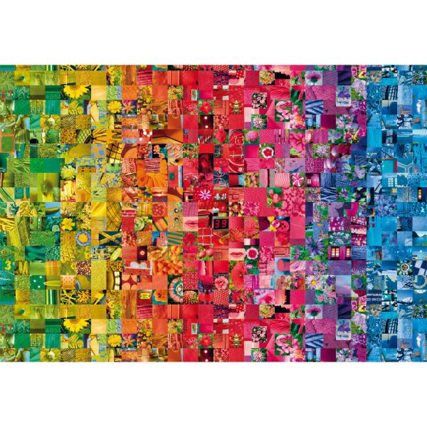 Puzzle 1000 pièces + poster : Colorboom : Collage - Clementoni-39781