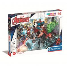 Puzzle 60 pièces : Avengers